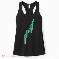 Crypto To The Moon Trading Hodl Stock Chart Women's Tank Top thumb 0