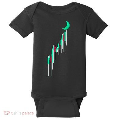 Crypto To The Moon Trading Hodl Stock Chart Baby Bodysuit