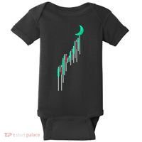 Crypto To The Moon Trading Hodl Stock Chart Baby Bodysuit thumb 0