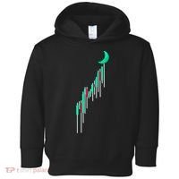 Crypto To The Moon Trading Hodl Stock Chart Toddler Hoodie thumb 0