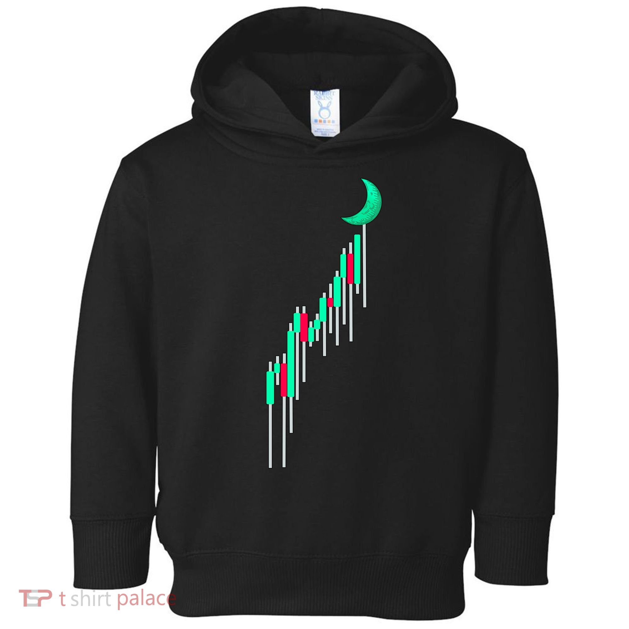 Crypto To The Moon Trading Hodl Stock Chart Toddler Hoodie