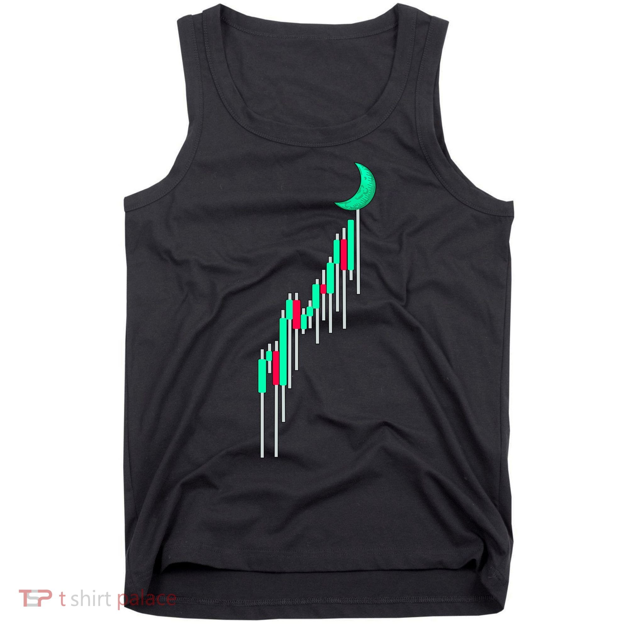 Crypto To The Moon Trading Hodl Stock Chart Tank Top