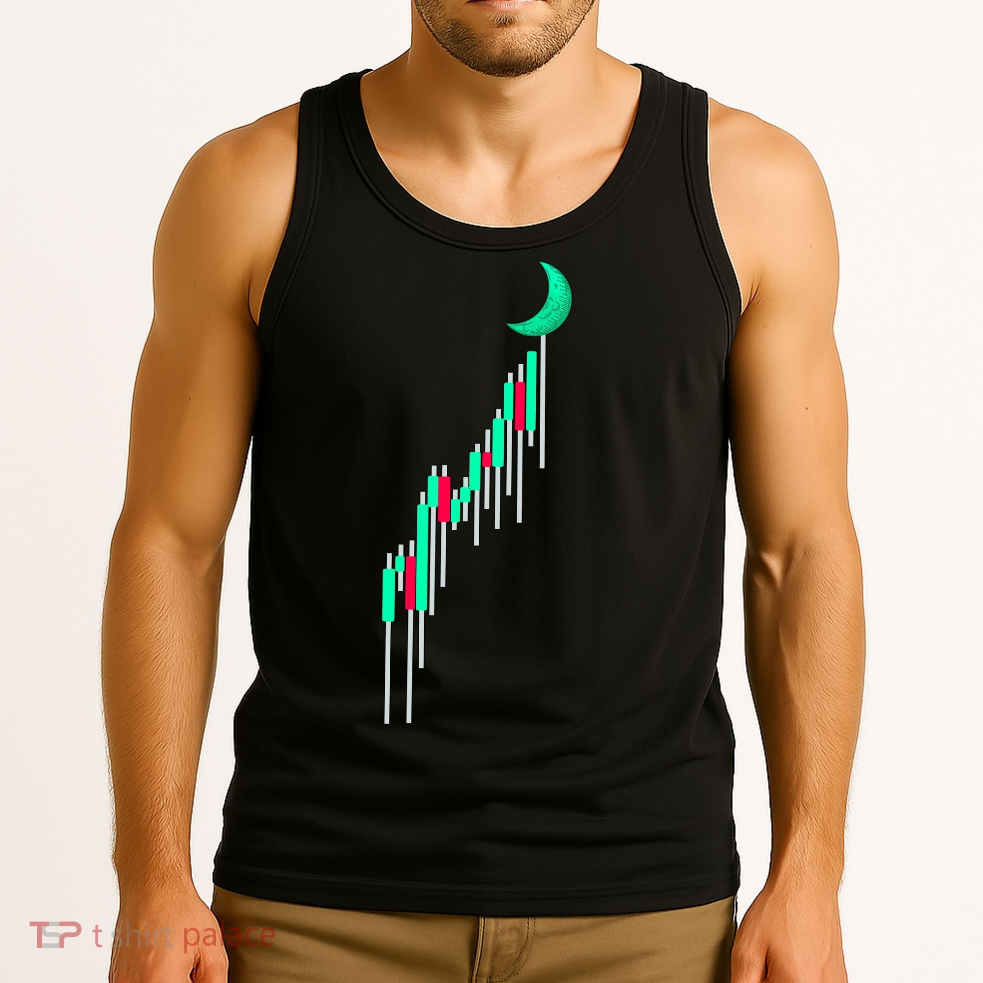Crypto To The Moon Trading Hodl Stock Chart Tank Top