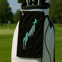 Crypto To The Moon Trading Hodl Stock Chart Golf Towel thumb 2