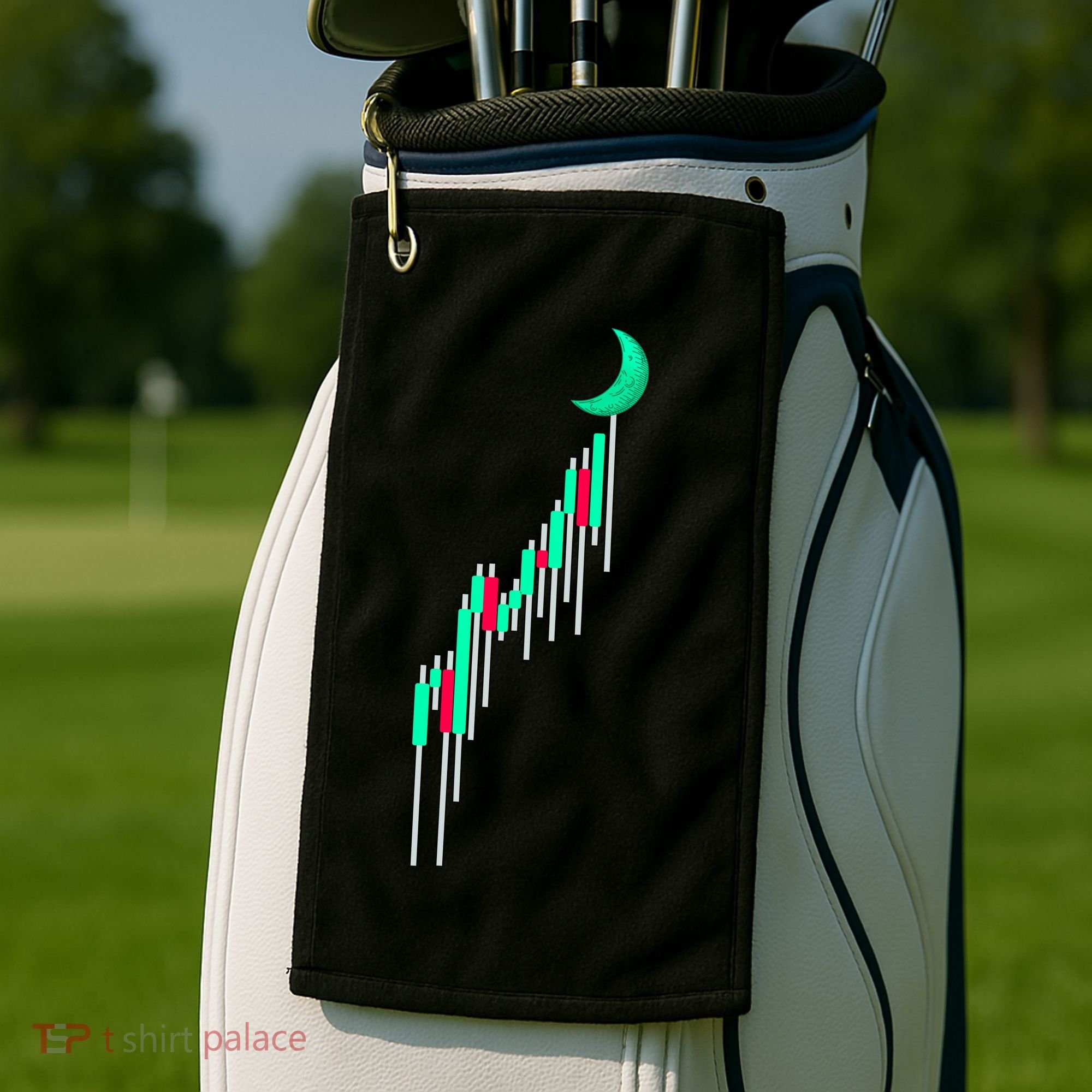 Crypto To The Moon Trading Hodl Stock Chart Golf Towel