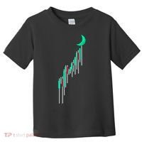 Crypto To The Moon Trading Hodl Stock Chart Toddler T-Shirt thumb 0