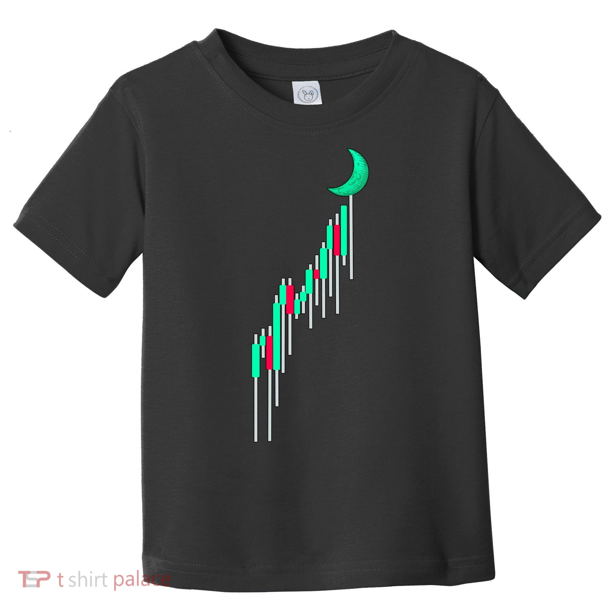 Crypto To The Moon Trading Hodl Stock Chart Toddler T-Shirt