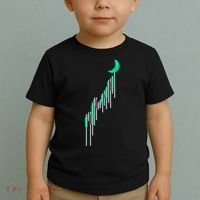 Crypto To The Moon Trading Hodl Stock Chart Toddler T-Shirt thumb 2