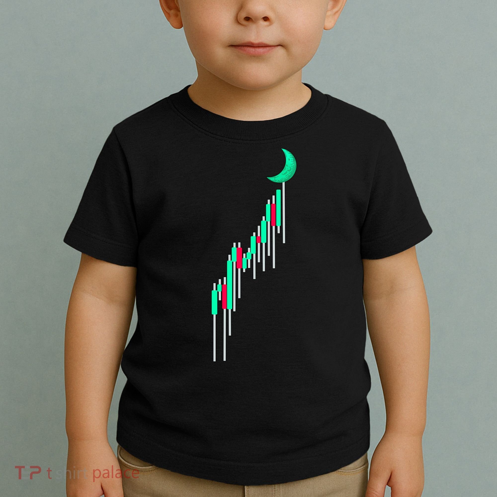 Crypto To The Moon Trading Hodl Stock Chart Toddler T-Shirt