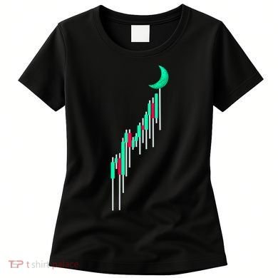 Crypto To The Moon Trading Hodl Stock Chart Women's T-Shirt