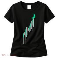 Crypto To The Moon Trading Hodl Stock Chart Women's T-Shirt thumb 0