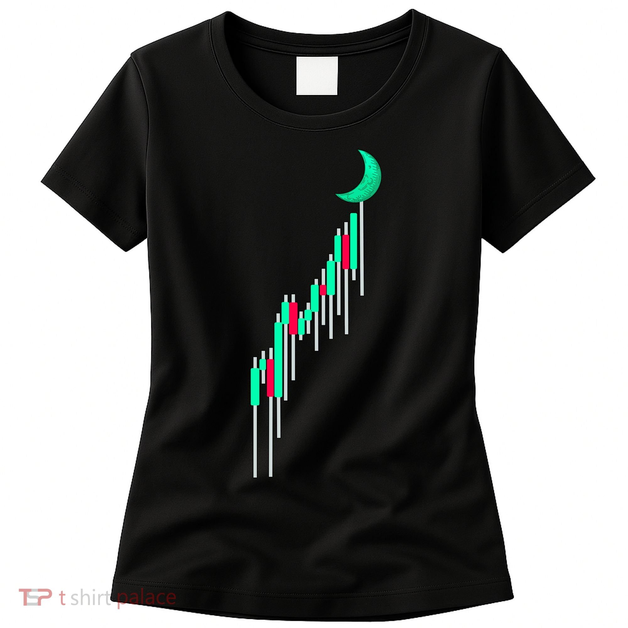 Crypto To The Moon Trading Hodl Stock Chart Women's T-Shirt