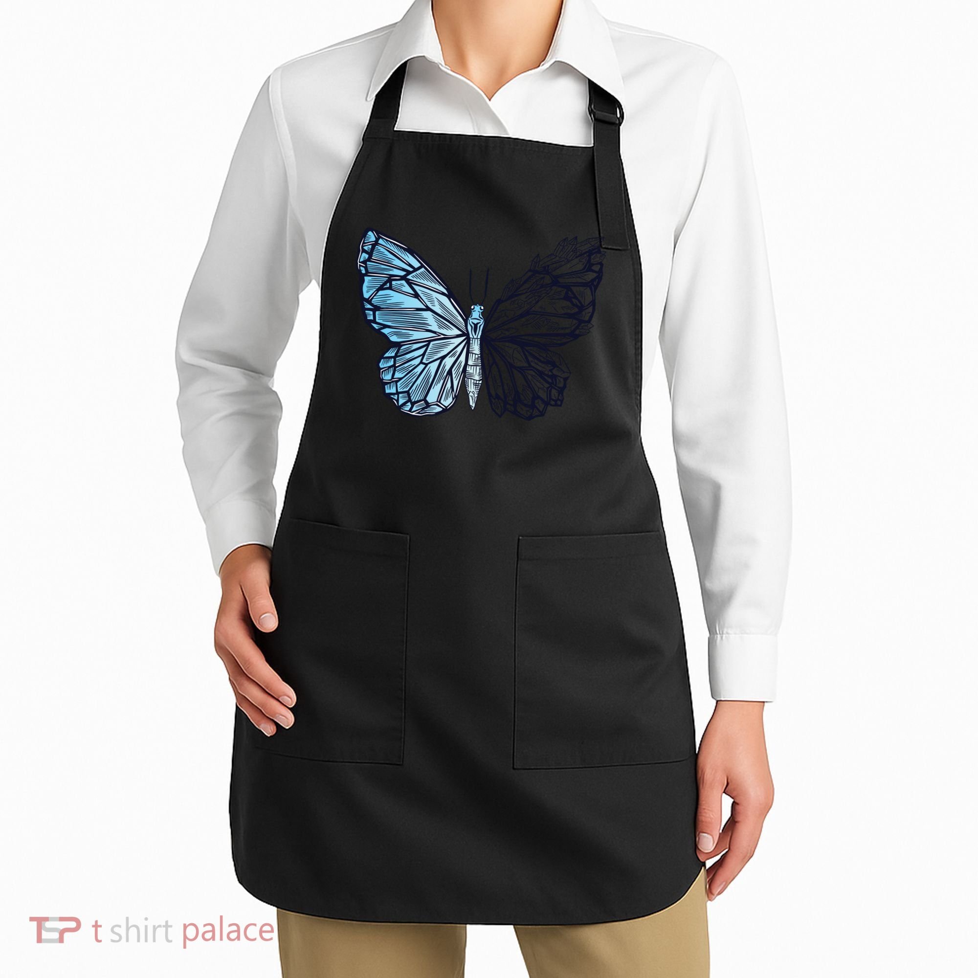 Crystal Butterfly Apron