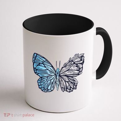 Crystal Butterfly Coffee Mug back