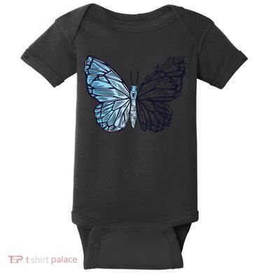 Crystal Butterfly Baby Bodysuit