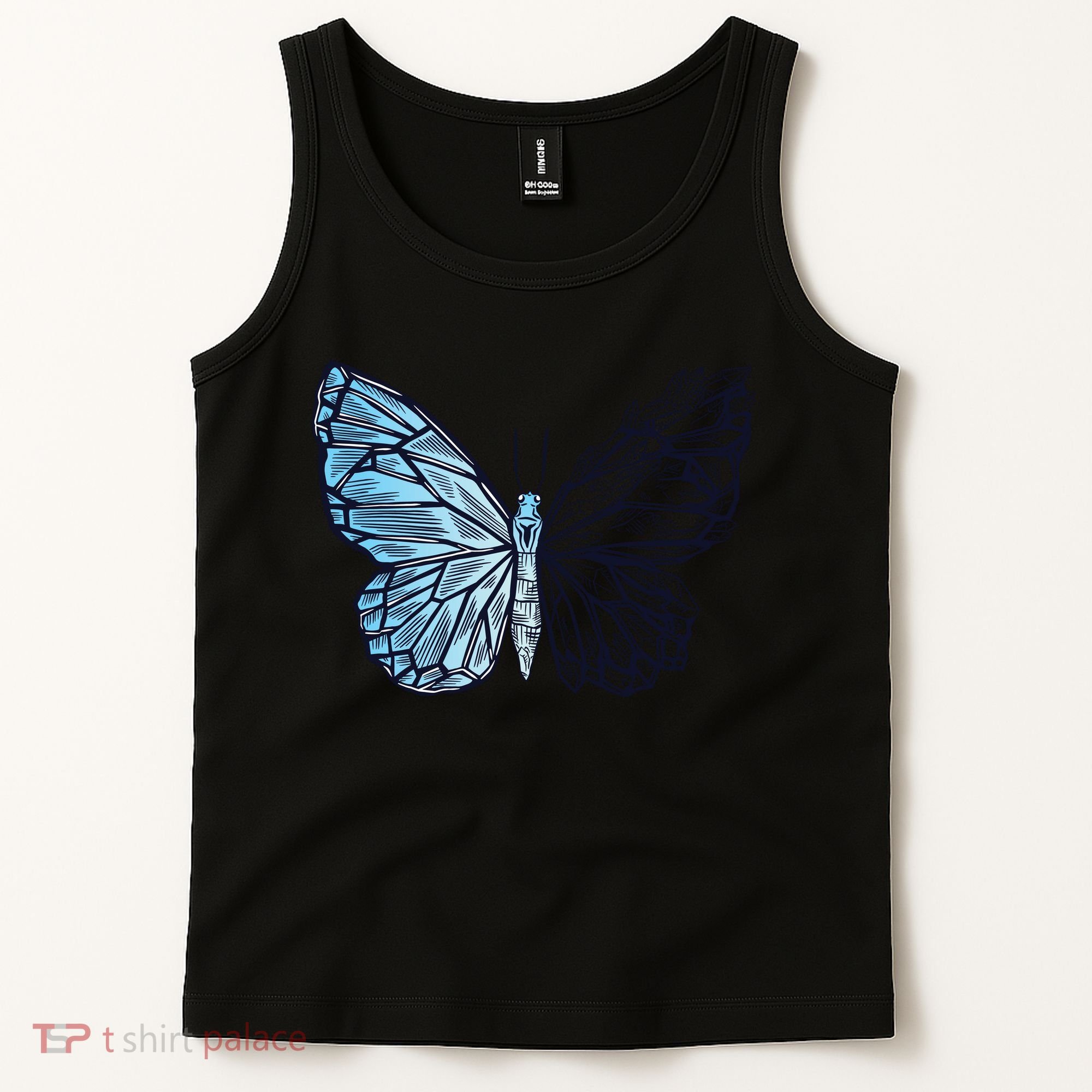 Crystal Butterfly Tank Top