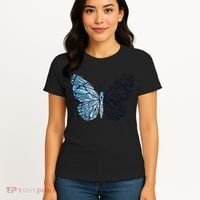 Crystal Butterfly Women's T-Shirt thumb 4