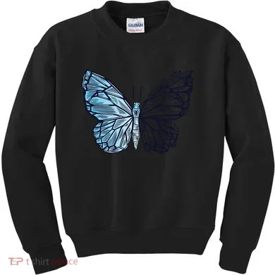 Crystal Butterfly Kids Sweatshirt