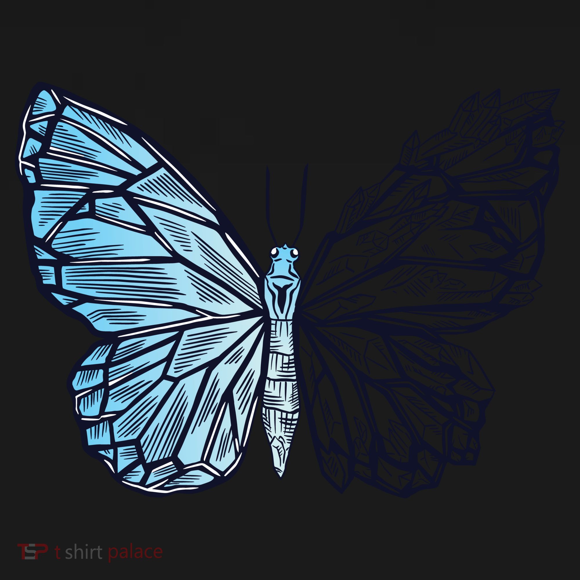 Crystal Butterfly Kids Sweatshirt