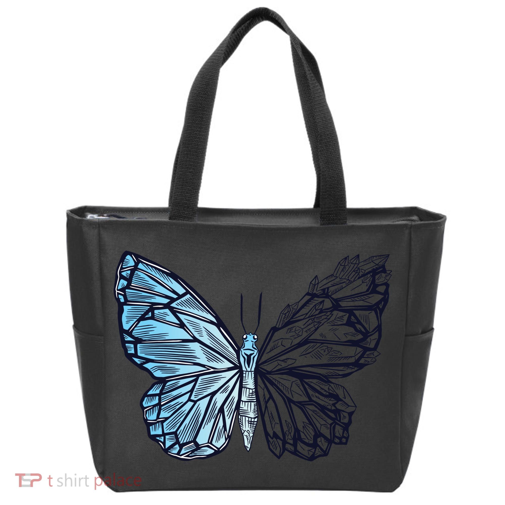 Crystal Butterfly Tote Bag