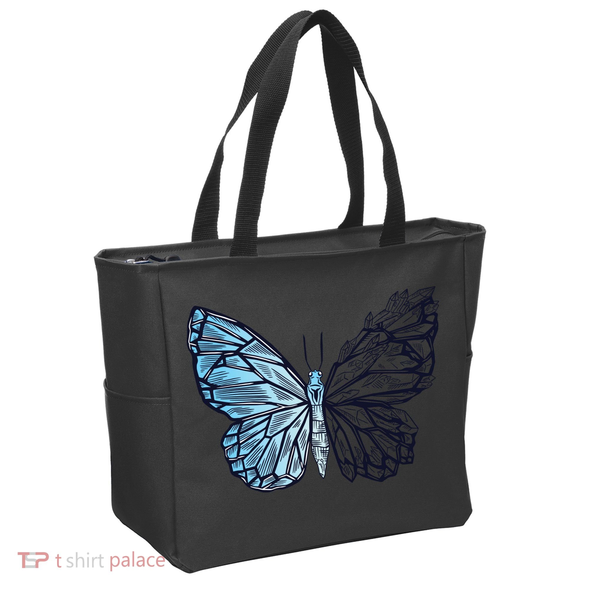 Crystal Butterfly Tote Bag