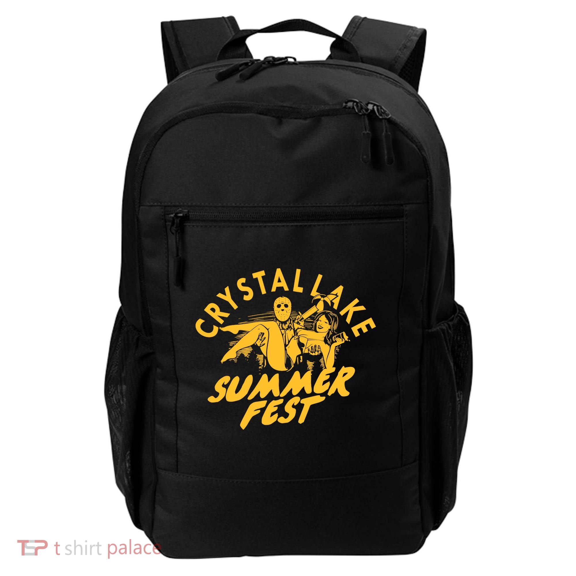 Crystal Lake Summer Fest Horror Movie Fan Backpack