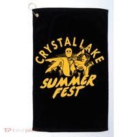 Crystal Lake Summer Fest Horror Movie Fan Golf Towel thumb 0