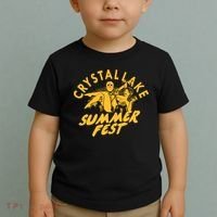 Crystal Lake Summer Fest Horror Movie Fan Toddler T-Shirt thumb 2