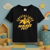 Crystal Lake Summer Fest Horror Movie Fan Toddler T-Shirt thumb 3