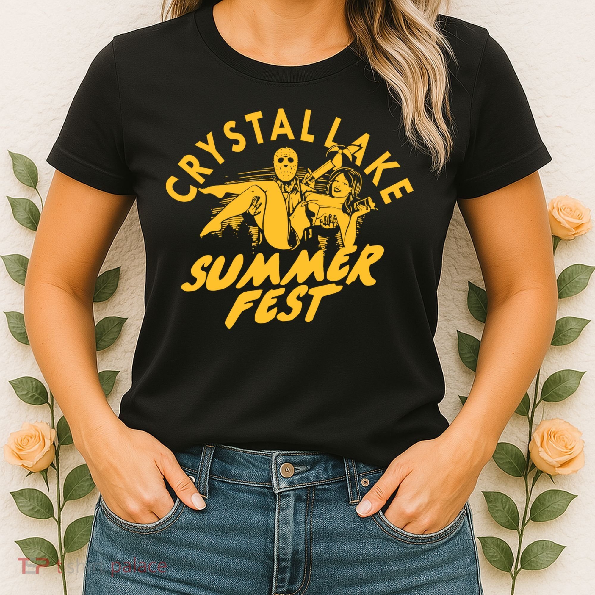 Crystal Lake Summer Fest Horror Movie Fan Women's T-Shirt