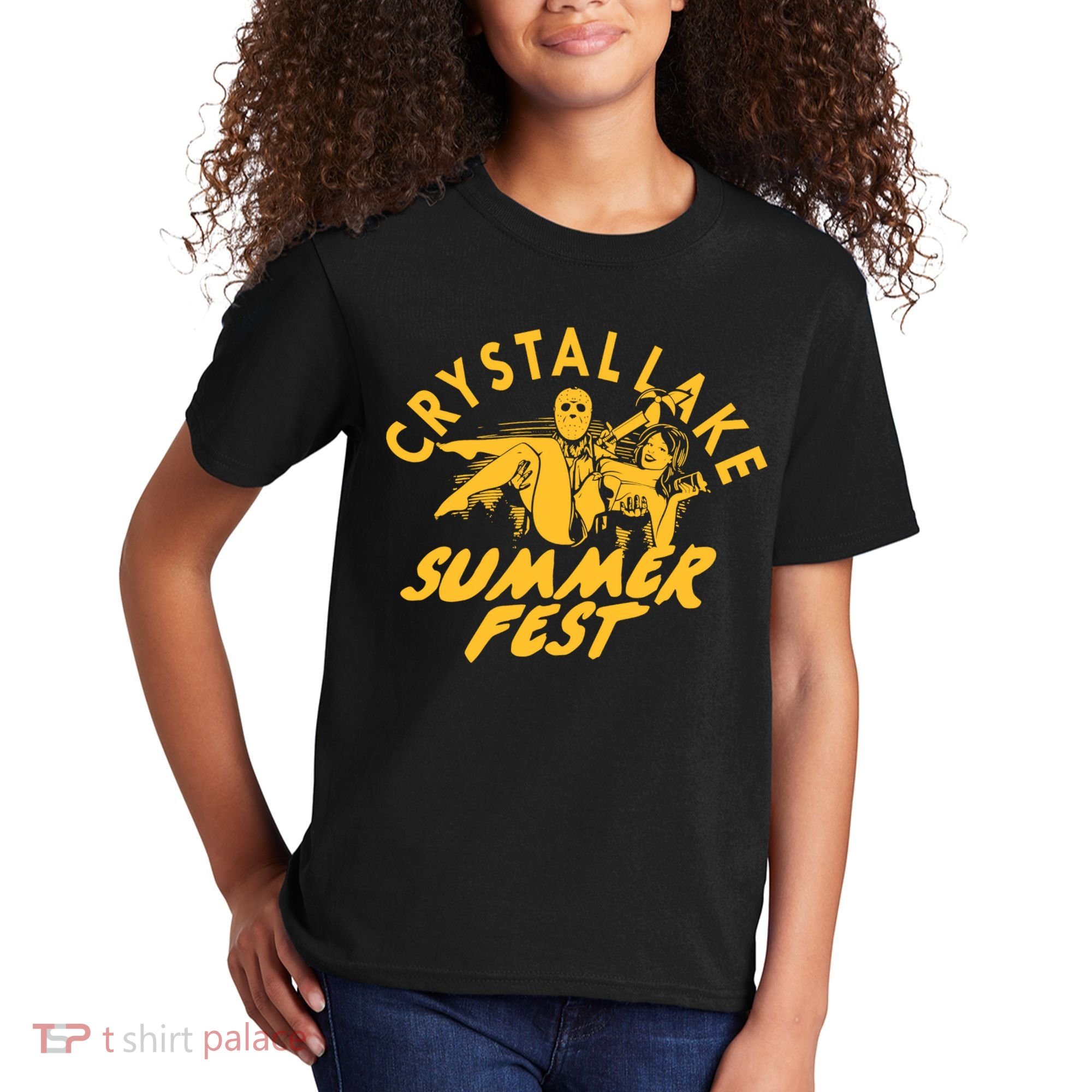 Crystal Lake Summer Fest Horror Movie Fan Kids T-Shirt