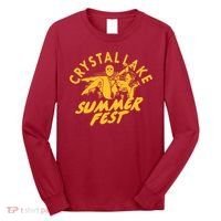 Crystal Lake Summer Fest Horror Movie Fan Long Sleeve Shirt thumb 0