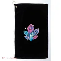 Crystals Are My Reason For Happiness Golf Towel thumb 0