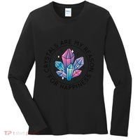 Crystals Are My Reason For Happiness Women's Long Sleeve Shirt thumb 0