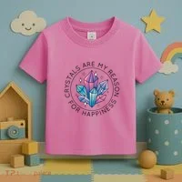 Crystals Are My Reason For Happiness Toddler T-Shirt thumb 3