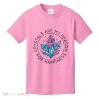 Crystals Are My Reason For Happiness Kids T-Shirt thumb 0