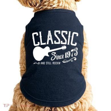 Classic Since 1973 And Still Rockin 50th Birthday Doggie Tank