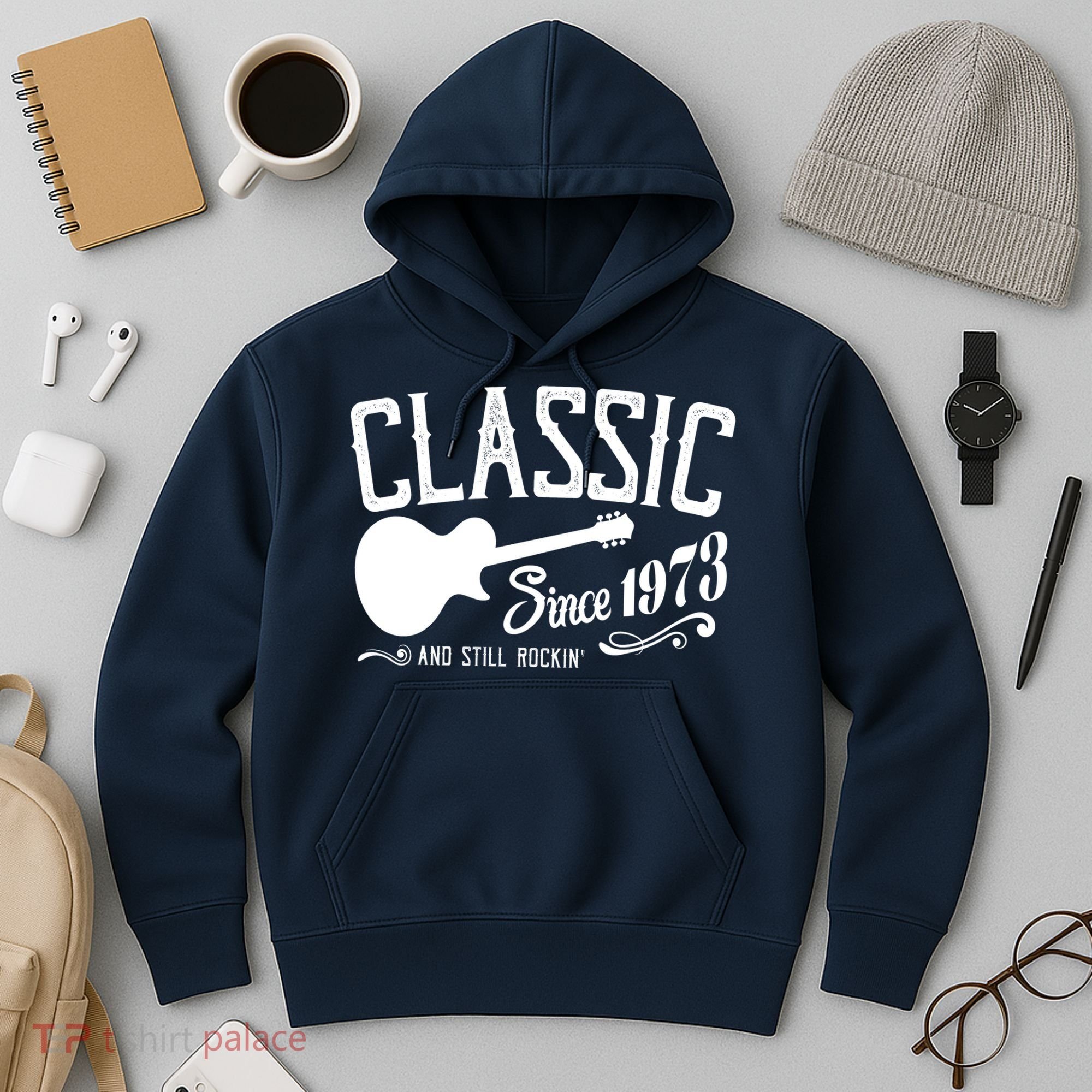 Classic Since 1973 And Still Rockin 50th Birthday Hoodie