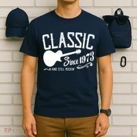 Classic Since 1973 And Still Rockin 50th Birthday T-Shirt thumb 6
