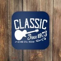 Classic Since 1973 And Still Rockin 50th Birthday Coaster thumb 0