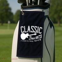 Classic Since 1973 And Still Rockin 50th Birthday Golf Towel thumb 2