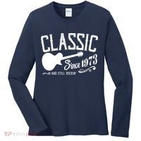 Classic Since 1973 And Still Rockin 50th Birthday Women's Long Sleeve Shirt thumb 0