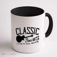 Classic Since 1975 And Still Rockin 50th Birthday Coffee Mug thumb 1
