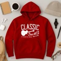 Classic Since 1975 And Still Rockin 50th Birthday Hoodie thumb 3