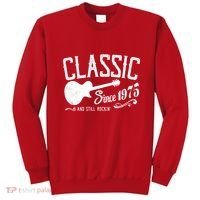 Classic Since 1975 And Still Rockin 50th Birthday Sweatshirt thumb 0