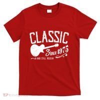 Classic Since 1975 And Still Rockin 50th Birthday T-Shirt thumb 0