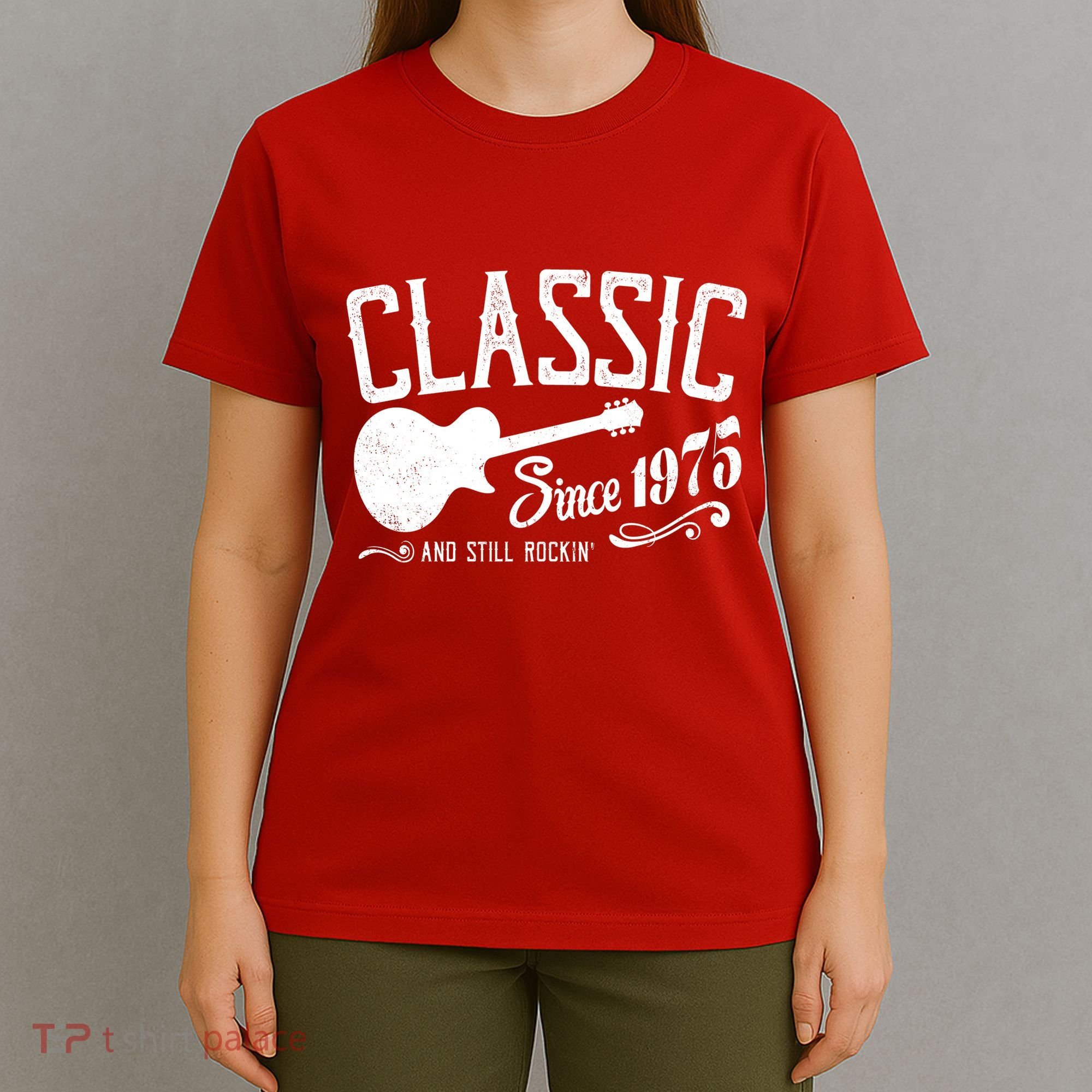 Classic Since 1975 And Still Rockin 50th Birthday T-Shirt