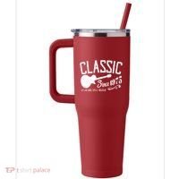 Classic Since 1975 And Still Rockin 50th Birthday 40oz Vacuum Insulated Stainless Steel Travel Tumbler thumb 2
