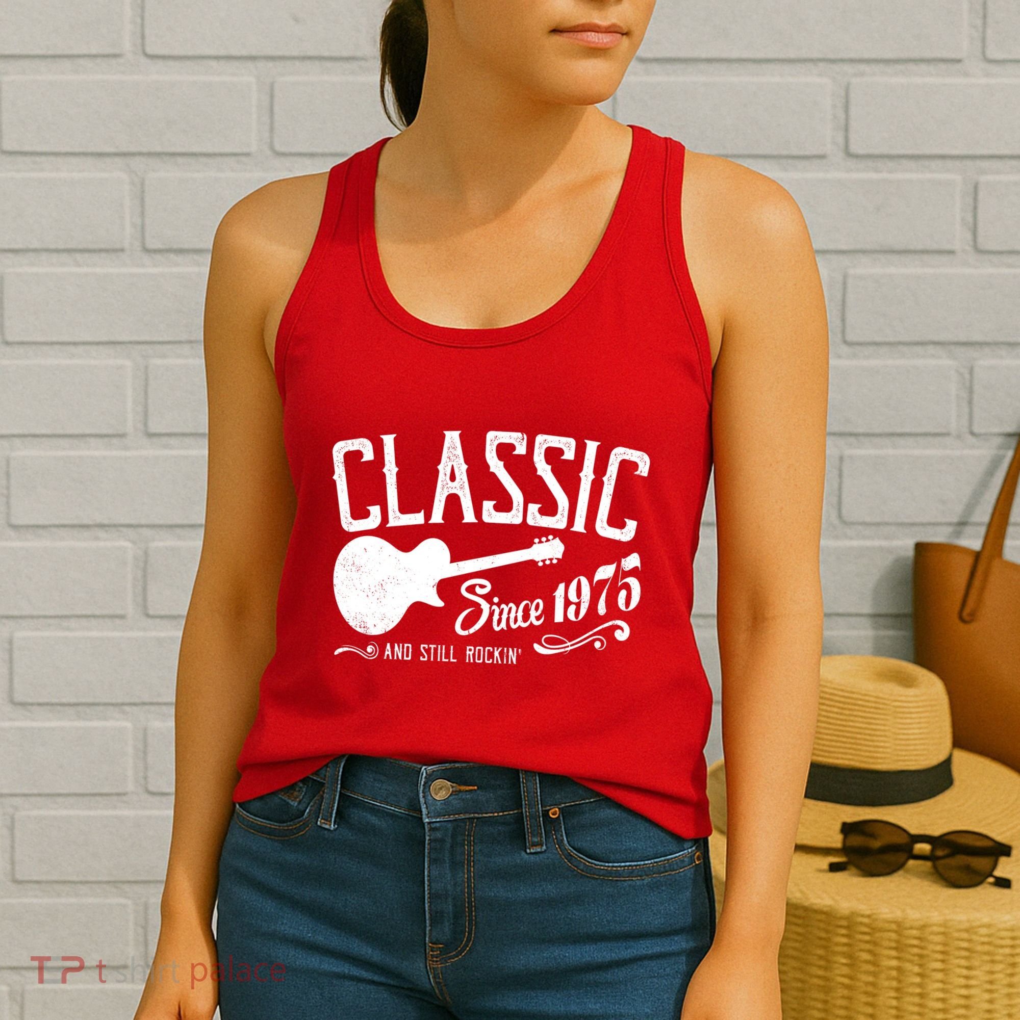 Classic Since 1975 And Still Rockin 50th Birthday Women's Tank Top