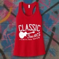 Classic Since 1975 And Still Rockin 50th Birthday Women's Tank Top thumb 3
